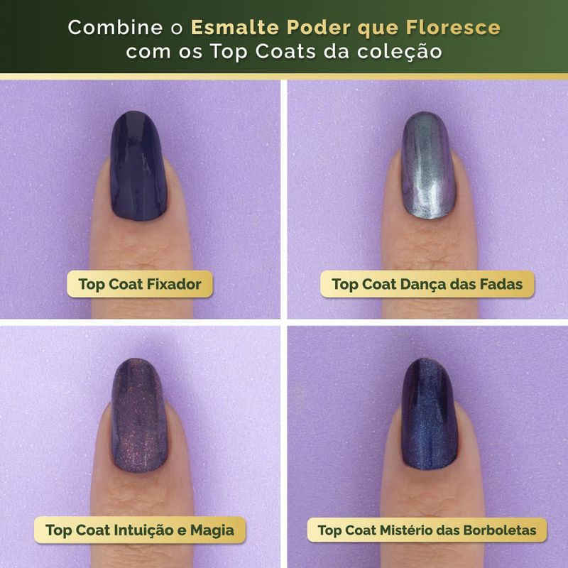 Esmalte Risqué Diamond Gel Poder que Floresce Roxo Cremoso 9,5ml 10