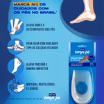 Calcanheira de Silicone Anatômica 34/38 1 Par Tenys Pé Baruel 3