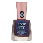 Esmalte Risqué Diamond Gel Poder que Floresce Roxo 9,5ml 1