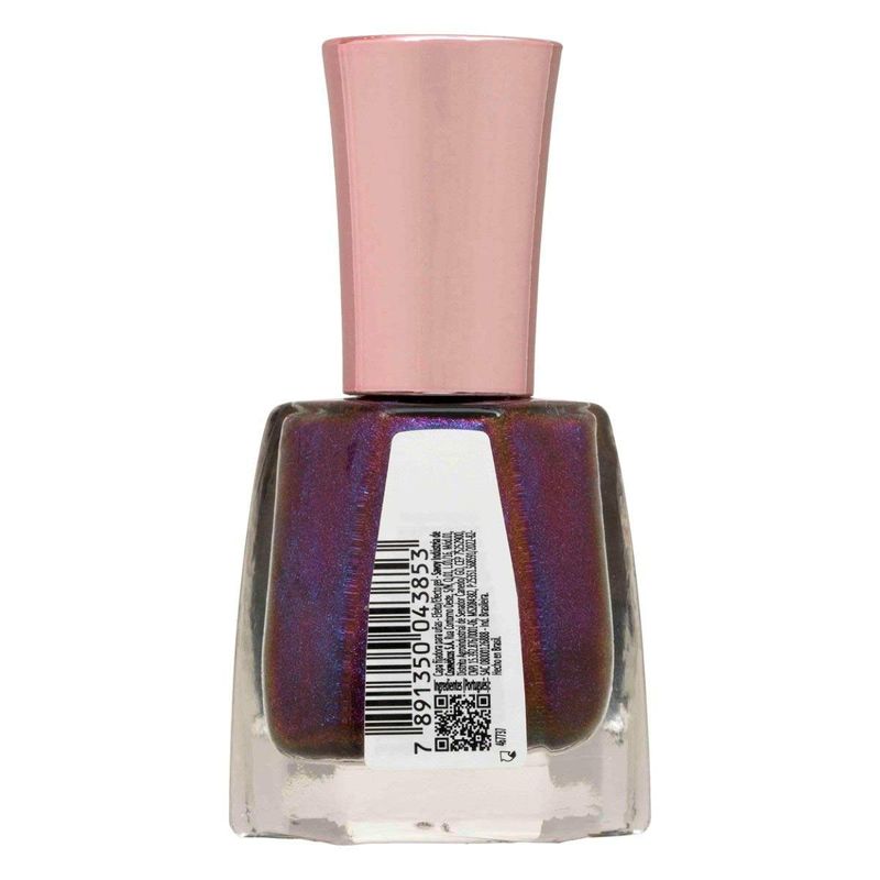 Esmalte Risqué Diamond Gel Poder que Floresce Roxo 9,5ml 3