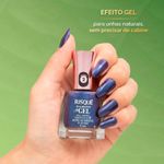 Esmalte Risqué Diamond Gel Poder que Floresce Roxo 9,5ml 5
