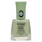 Esmalte Risqué Diamond Gel Meu Mundo Encantado Verde Claro Cremoso 9,5ml 1