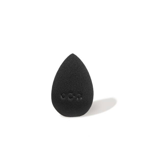 Esponja de Maquiagem Flat Drop Preta 1 Unidade Océane 2