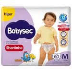 Fralda Babysec Premium Shortinho M 60 Unidades Calça Ajuste 360 1