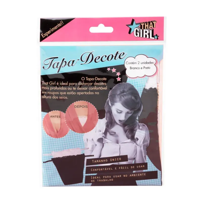Tapa Decotes That Girl com 2unidades