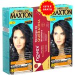 Kit Tintura Maxton 1.7 Preto Azulado e Máscara Novex Ácido Hialurônico 200g 1