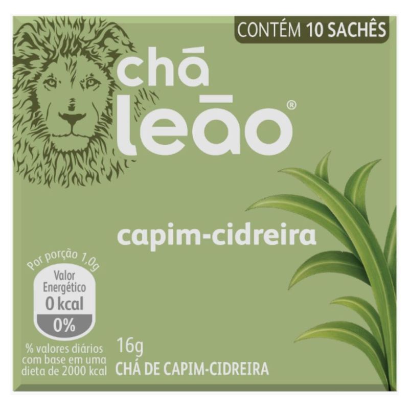 Chá de Capim-Cidreira Leão 10g 10 Sachês 1