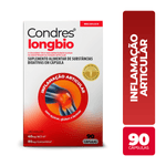 Suplemento Alimentar Colágeno Tipo II Condres Long Bio 90 Cápsulas