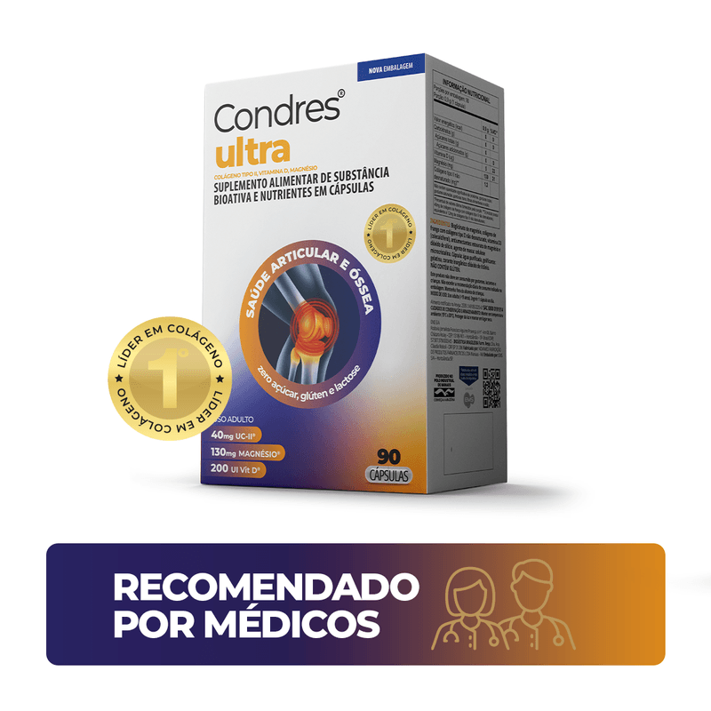 Colágeno Condres Ultra Tipo II Ems - 90 cápsulas