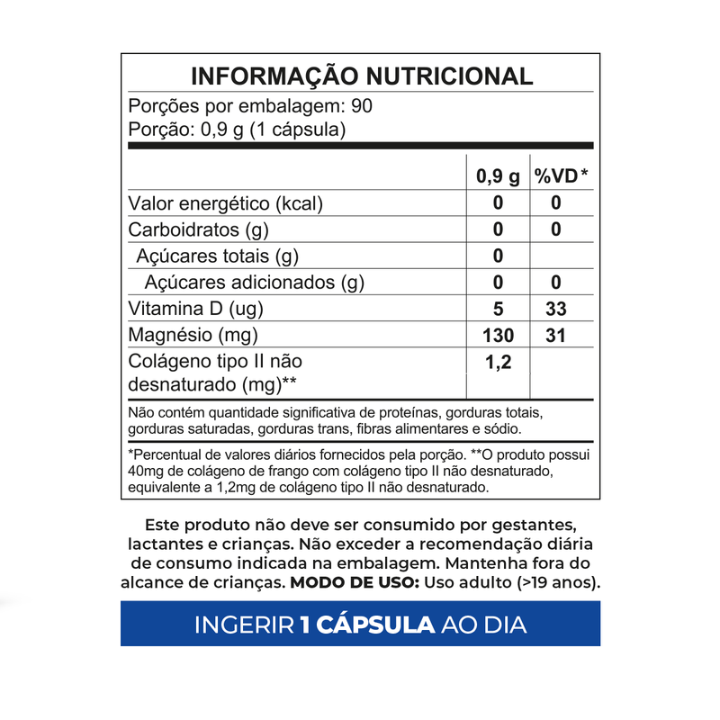 Colágeno Condres Ultra Tipo II Ems - 90 cápsulas