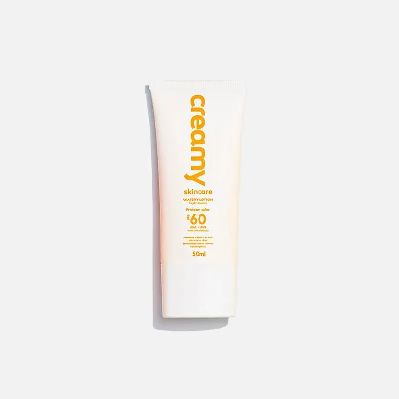 Protetor Solar Creamy Watery Lotion FPS 60 - 50ml