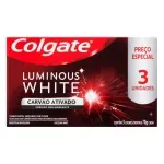KIT CR DENT LUM WHITE CARVAO 70G 3UN