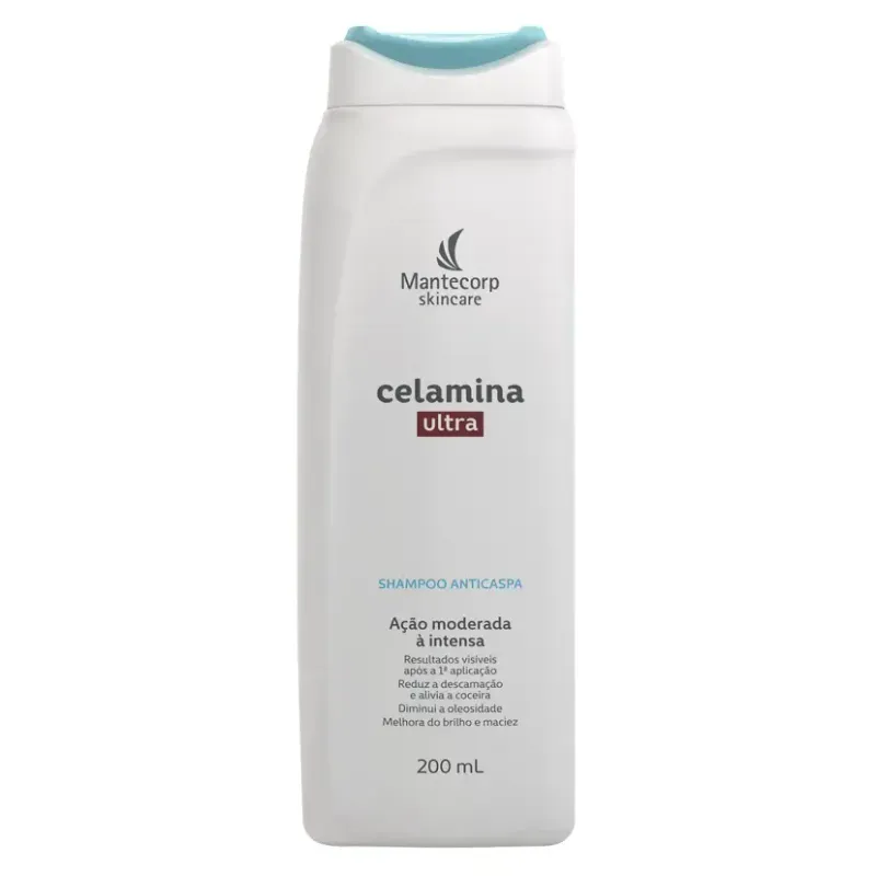 Shampoo Anticaspa Celamina Ultra Mantecorp Skincare 200ml