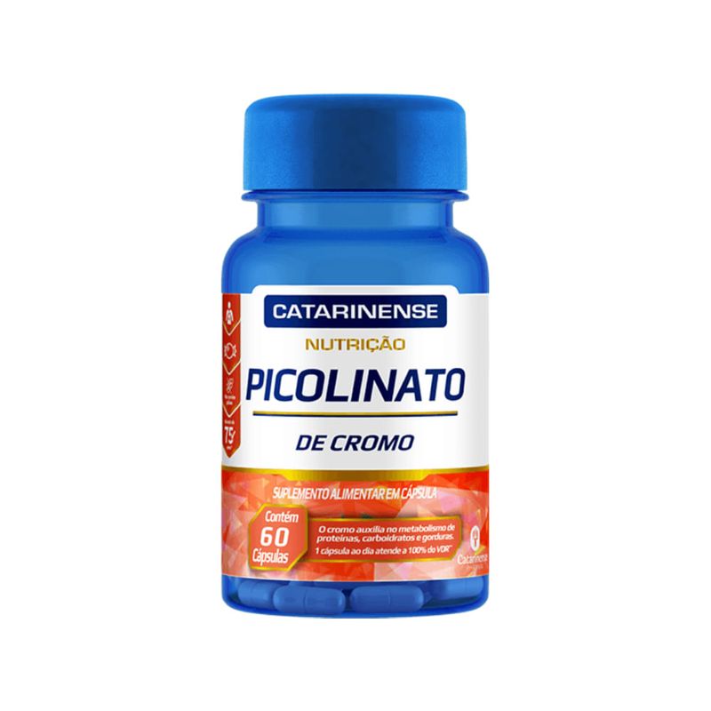 Picolinato de Cromo Catarinense Nutrição 60caps