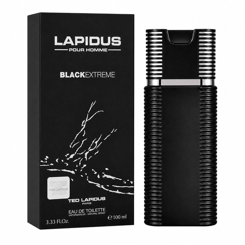 Ted Lapidus Lapidus Pour Homme Black Extreme Eau de Toilette - Perfume Masculino 100ml