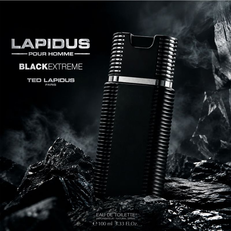 Ted Lapidus Lapidus Pour Homme Black Extreme Eau de Toilette - Perfume Masculino 100ml