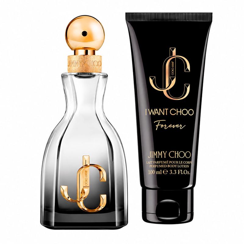 Kit Jimmy Choo I Want Choo Forever Feminino - Eau de Parfum 60ml + Loção Corporal 100ml