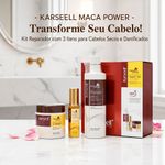 Kit Karseell Maca Power 3x1Repair Set - Sha 500ml + Más 500ml + Oil 50ml