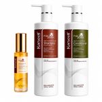 Kit Karseell Maca Power 3x1 Hair Care - Sha 500ml + Cond 500ml + Oil 50ml