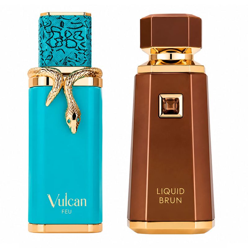Kit French Avenue Vulcan Feu + Liquid Brun Unissex 2x100ml