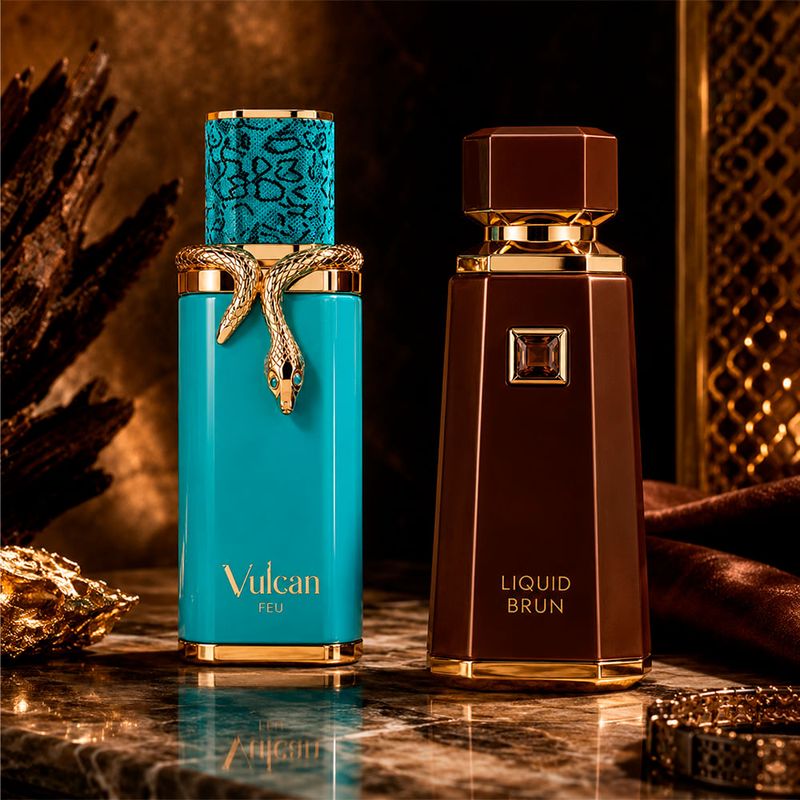 Kit French Avenue Vulcan Feu + Liquid Brun Unissex 2x100ml