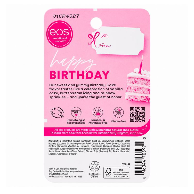 eos Birthday Cake - Lip Balm 7g