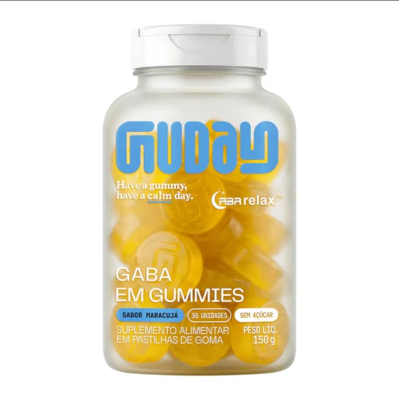 Gaba Em Gummies Maracujá Guday 30 Gomas