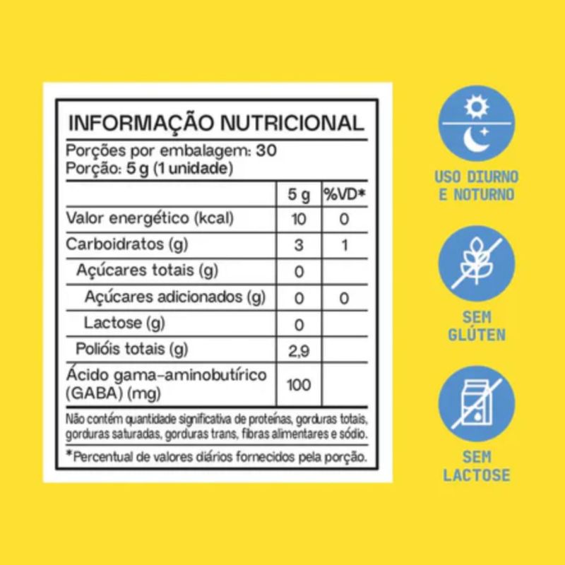 Gaba Em Gummies Maracujá Guday 30 Gomas
