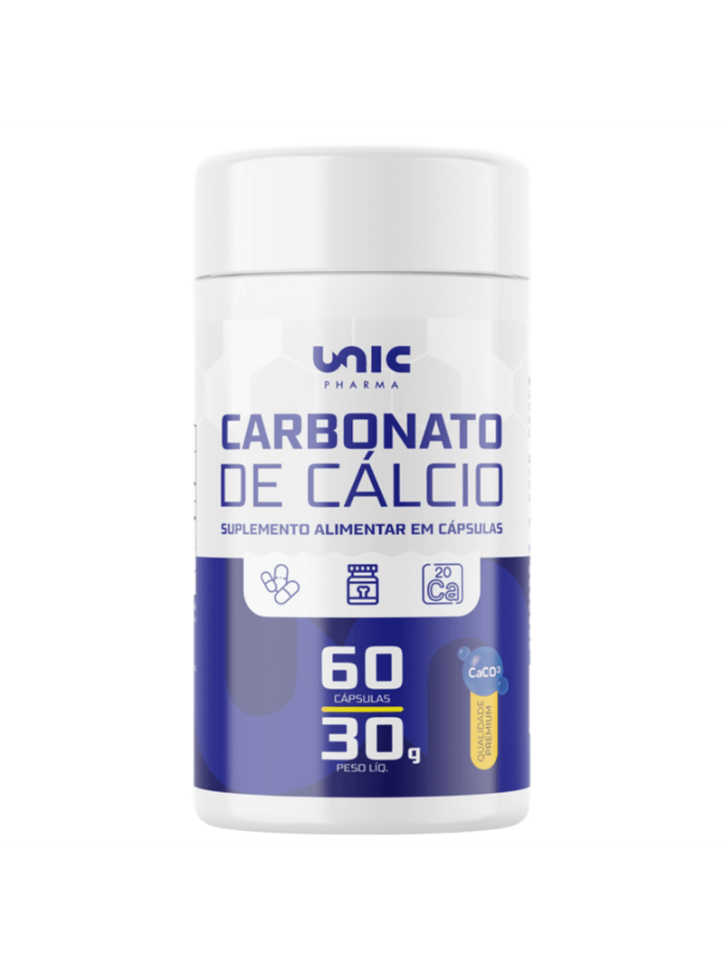 Carbonato de Cálcio 500 Mg - 60 Caps