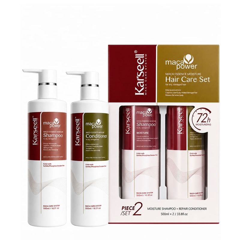 Kit Karseell Maca Power 2x1 Hair Care - Sha 500ml  + Cond 500ml