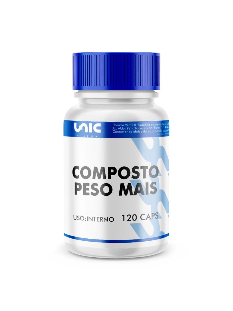 Composto Peso Mais 120 Caps