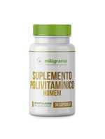 Suplemento Polivitamínico Homem de A a Zinco 30 cápsulas