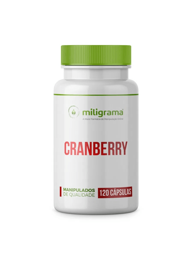 Cranberry Extrato Seco 300mg Tratamento Infecções Urinárias 120 Cápsulas