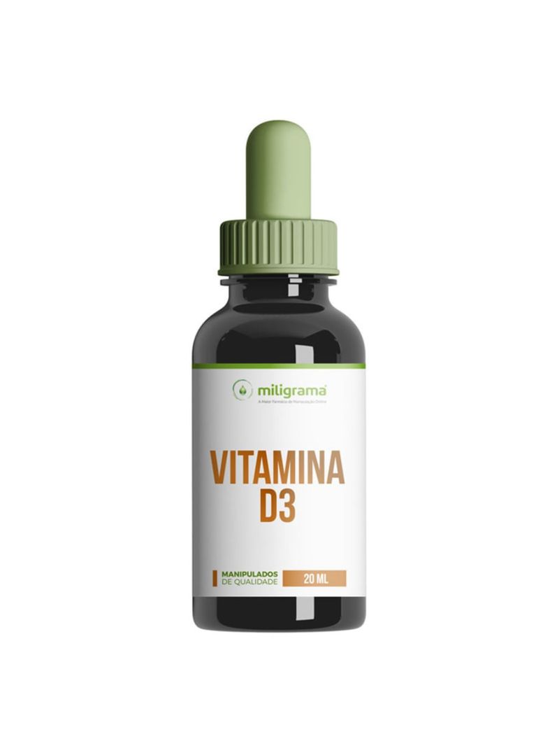 Solução de Vitamina D3 400 UI/gota 20ml