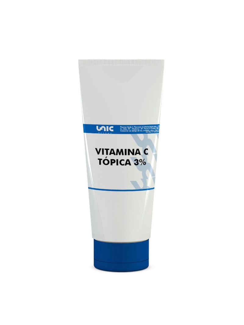 Vitamina C Tópica 3% - Potente Antiaging - 30Gr