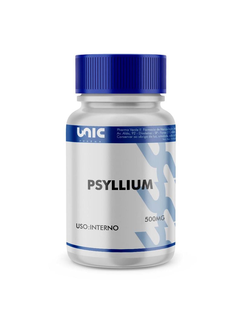 Psyllium 500Mg - 60 Cápsulas