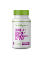 Estimulante Feminino 60 Cápsulas Tribulus + Ginseng + Marapuama + Catuaba