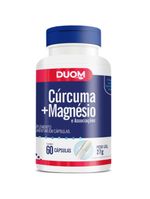 Cúrcuma + Magnesio e Associações C/60 Cápsulas - Duom