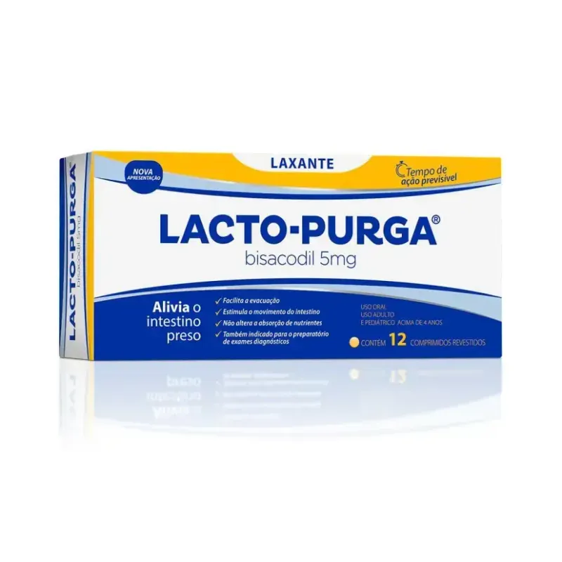 LACTO PURGA 5MG 12CPR