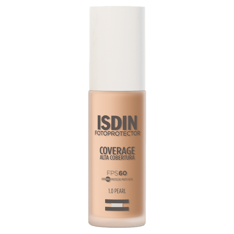 Protetor Solar Facial Coverage Fps60 Isdin 1.0 Pearl - 30g