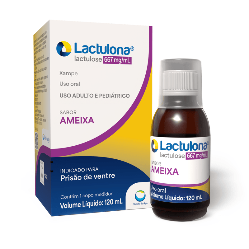Lactulona 667mg/ml Xarope Sabor Ameixa 120ml