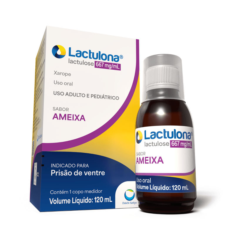 Lactulona 667mg/ml Xarope Sabor Ameixa 120ml