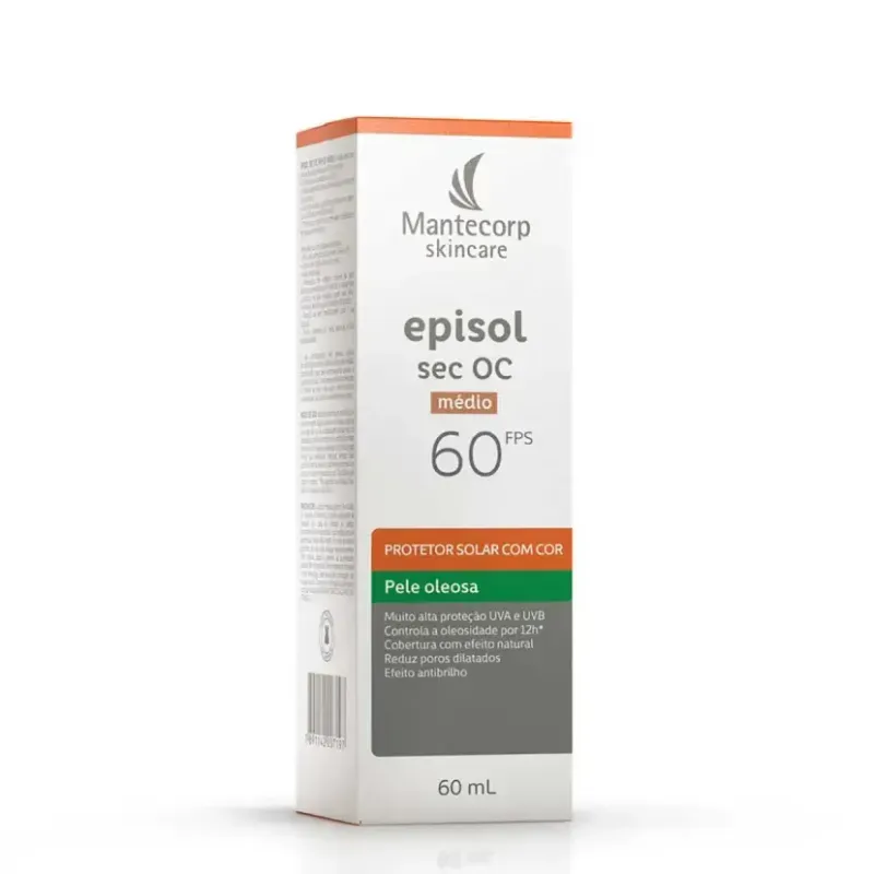 Protetor Solar Facial  Episol Médio FPS60 - 60ml