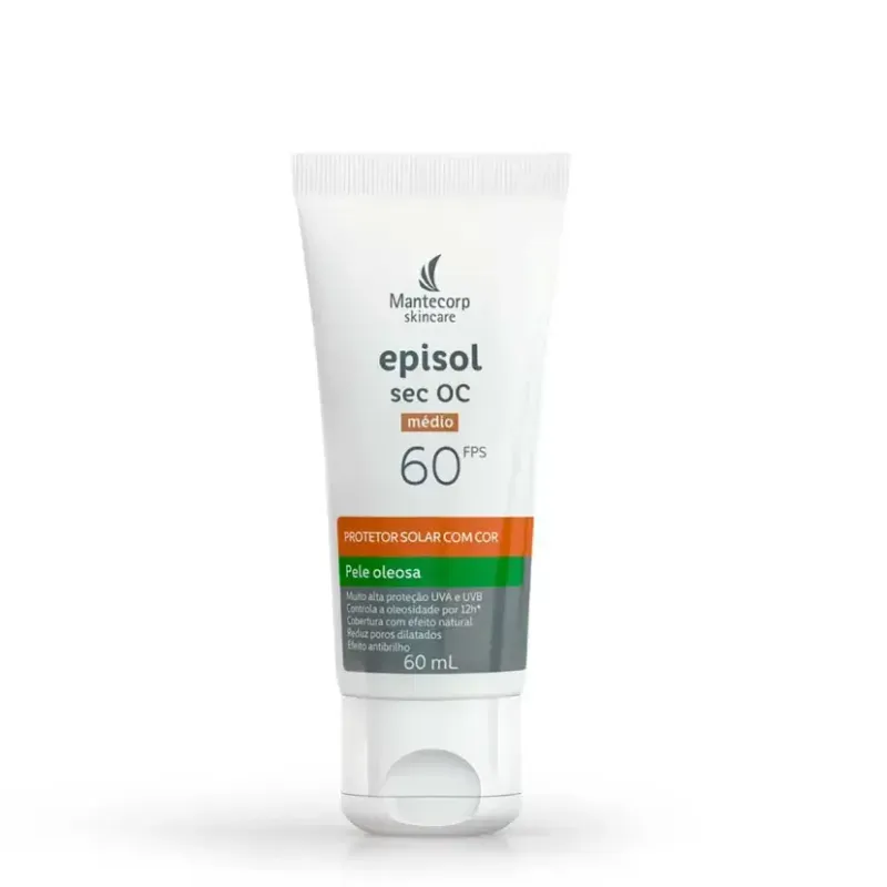 Protetor Solar Facial  Episol Médio FPS60 - 60ml