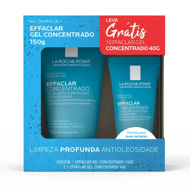 KIT EFFACLAR GEL CONCEN 150G+GRAT 50G