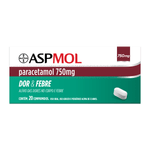 Aspmol Paracetamol 750 mg – 20 comprimidos