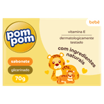 Sabonete Bebê Barra Pom Pom Glicerinado - 70g