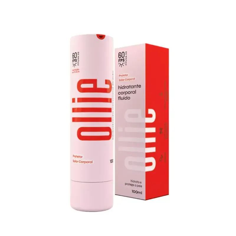 Protetor Solar Hidratante Corporal FPS 60 Invisível 100ml Ollie
