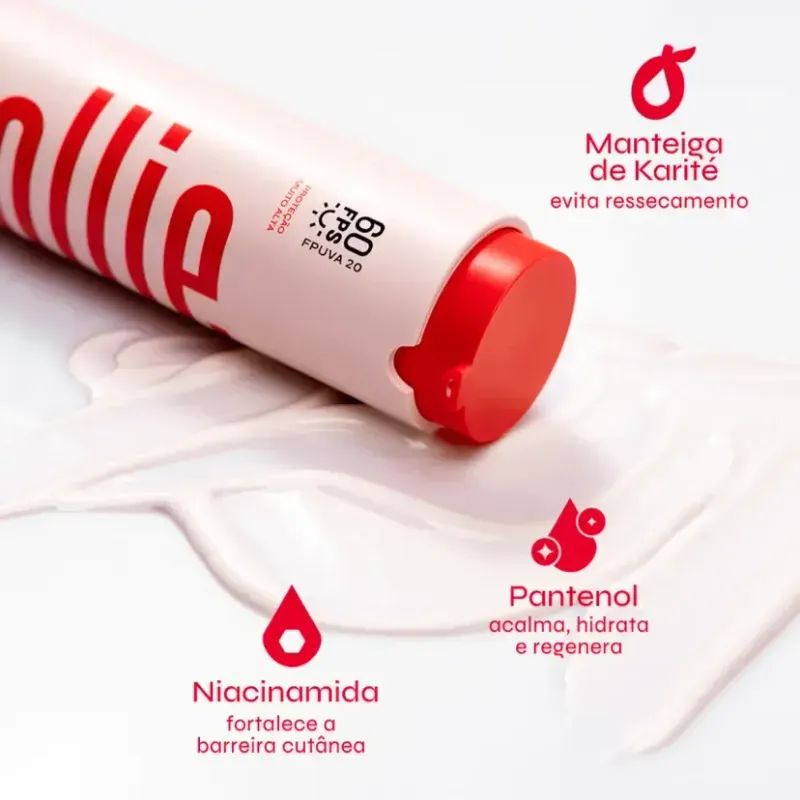 Protetor Solar Hidratante Corporal FPS 60 Invisível 100ml Ollie