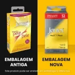 Preservativo Jontex Sensação Pele com Pele - 12 Unidades